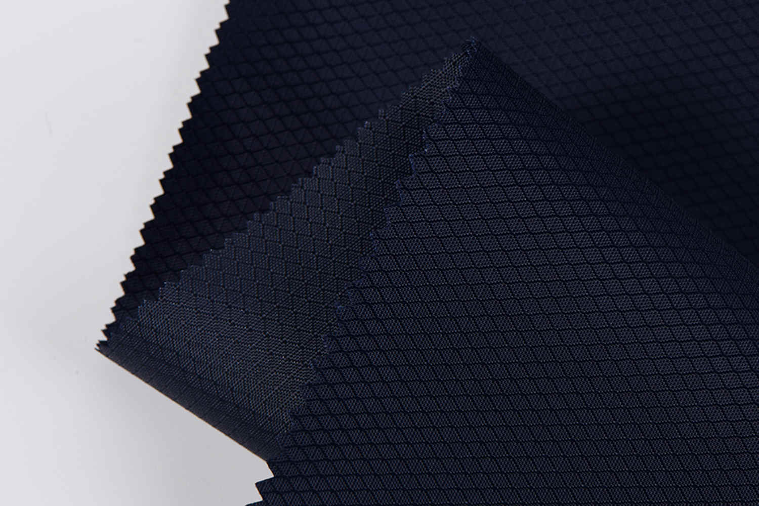 Nylon diamant mønster jacquard med pu